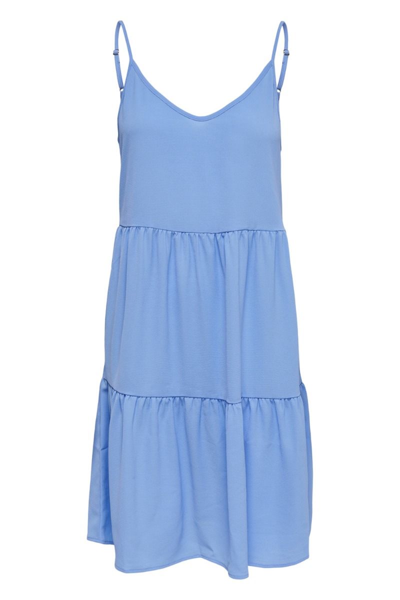 JDY - Kjole - JDY Piper V-Neck Strap Dress - Little Boy Blue