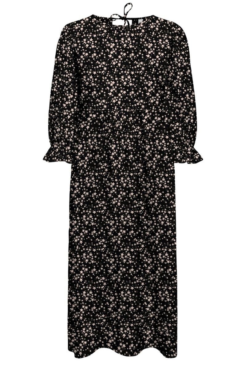 Jacqueline De Yong - Kjole - JdyReese 3/4 Midi String Dress - Black 