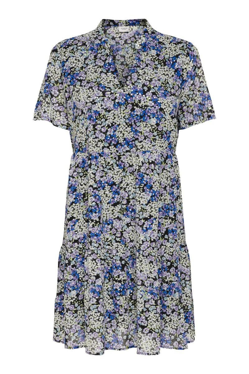 JDY - Kjole - Spring S/S Layer Dress - Black