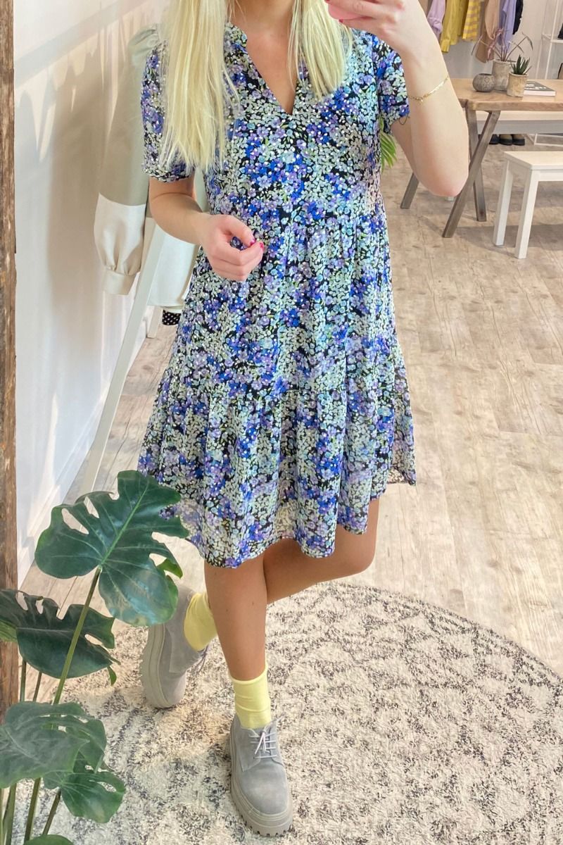 JDY - Kjole - Spring S/S Layer Dress - Black