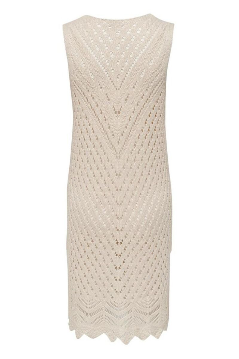 JDY - Kjole - JDY Sun Luna S/L Dress - Tapioca