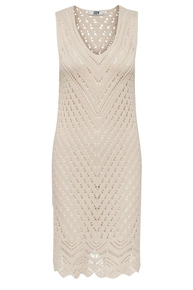 JDY - Kjole - JDY Sun Luna S/L Dress - Tapioca