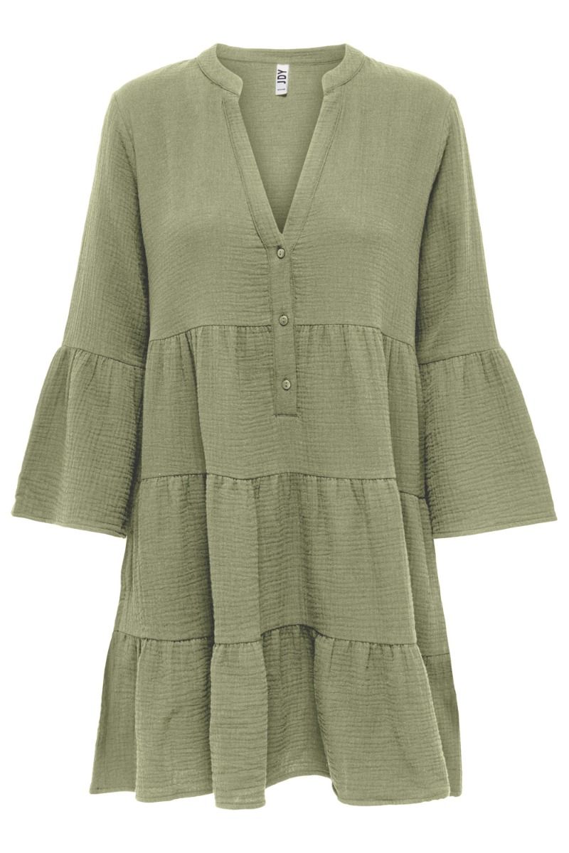 JDY - Kjole - JDY Theis 7/8 Dress - Sage