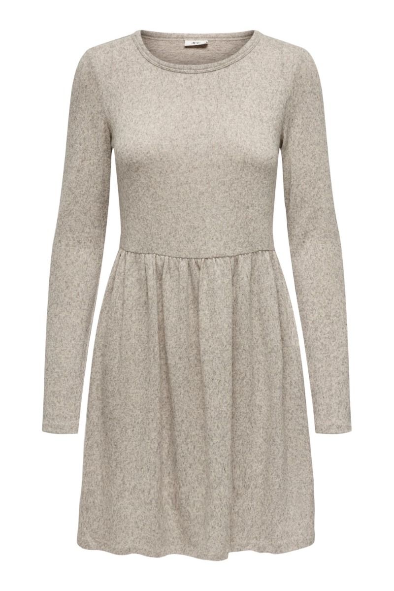 JDY - Kjole - JDY Tonsy L/S Dress - Sandshell