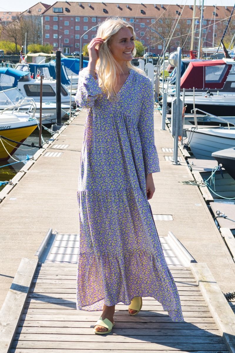 JDY - Kjole - Travis Life 7/8 Long Layer Dress - Fairy Tale