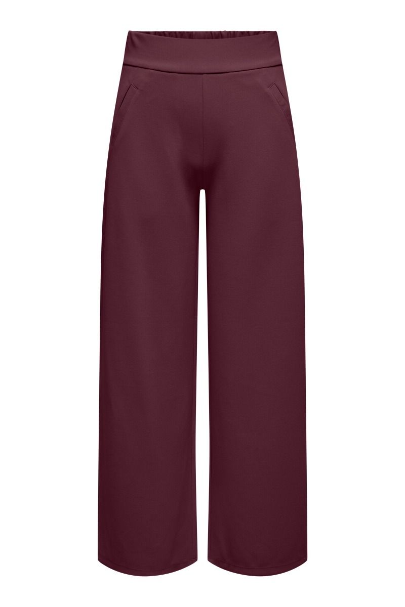 JDY - Bukser - Louisville Catia Pants - Maroon Banner