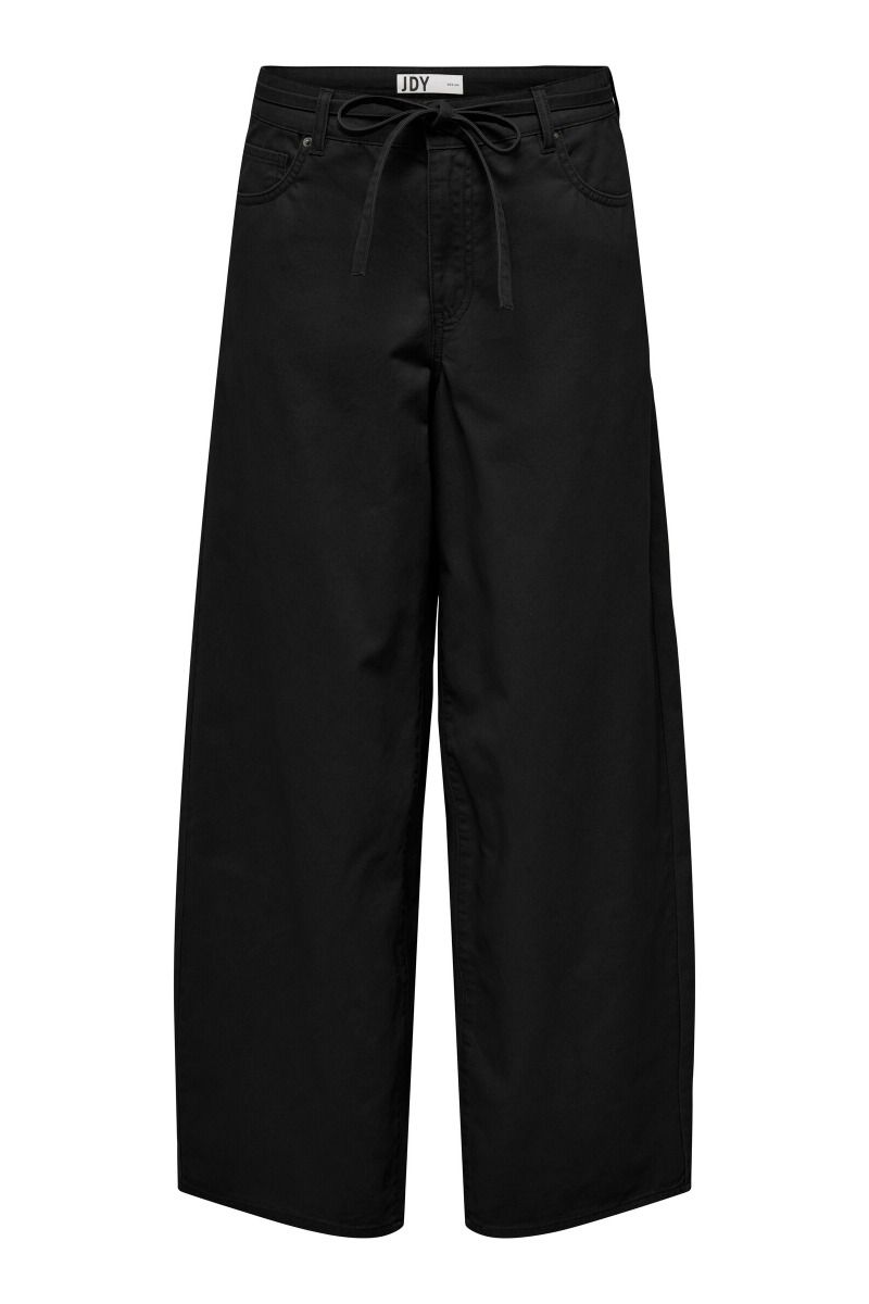 JDY - Jeans - Maeve MW Straight String Pant - Black