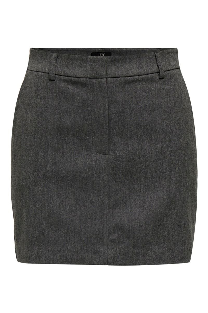 JDY - Nederdel - JDY Sabina HW Skirt - Dark Grey