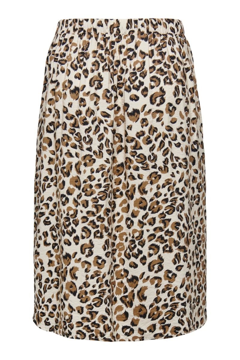 JDY - Nederdel - JDY Ava Midi Skirt - Whitecap Gray