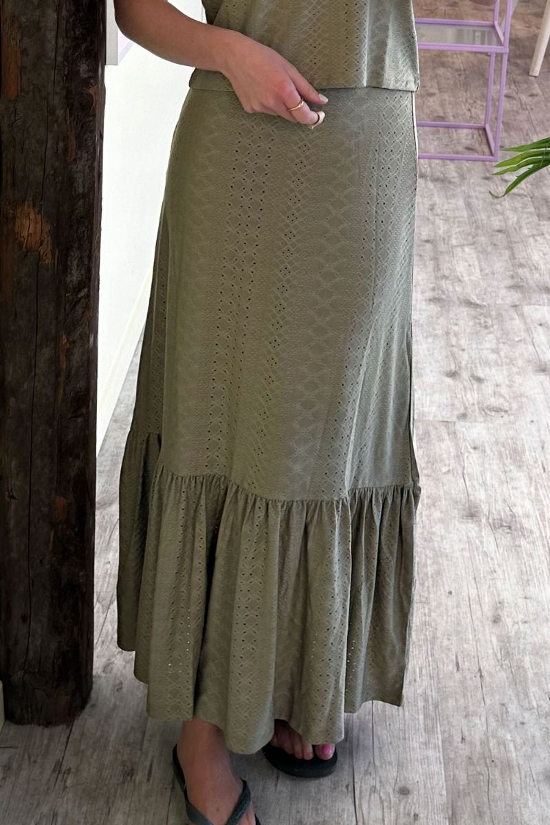 JDY - Nederdel - JDY Cathinka Ancle Skirt - Mermaid