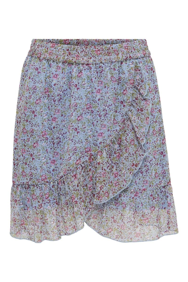 JDY - Nederdel - Jennifer Life Mini Skirt - Baby Blue