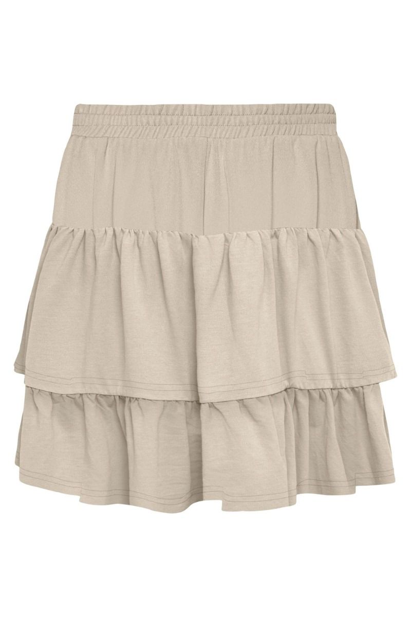 JDY - Nederdel - JDY Lotus Layer Skirt - Peyote