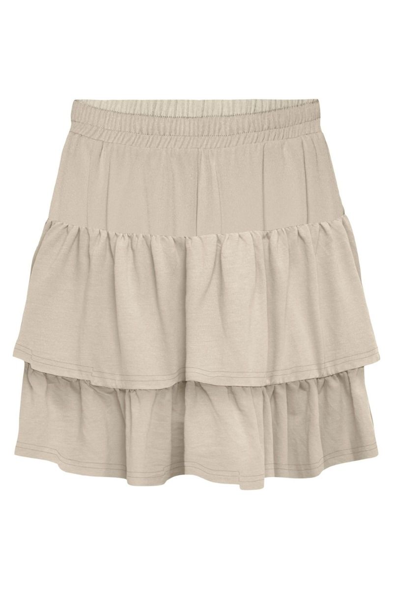 JDY - Nederdel - JDY Lotus Layer Skirt - Peyote