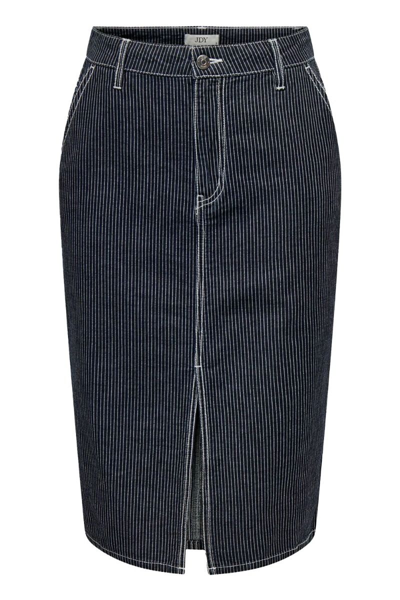 JDY - Nederdel - JDY - Nevaeh HW Long Slit Skirt - Night Sky