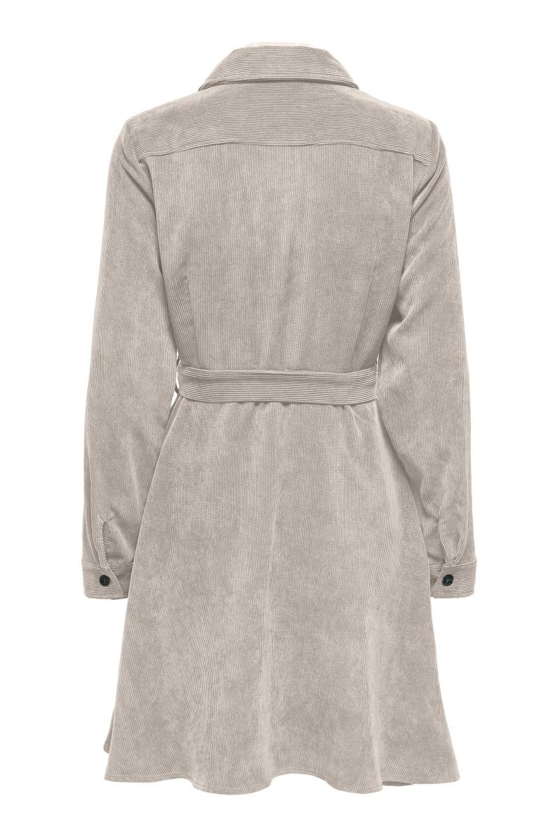 JDY - Kjole - Ohio L/S Dress - Pumice Stone