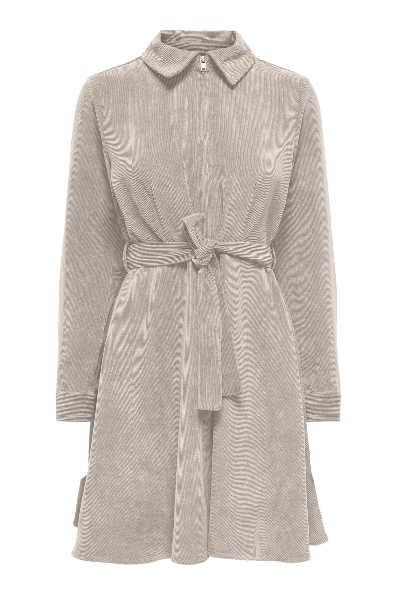 JDY - Kjole - Ohio L/S Dress - Pumice Stone