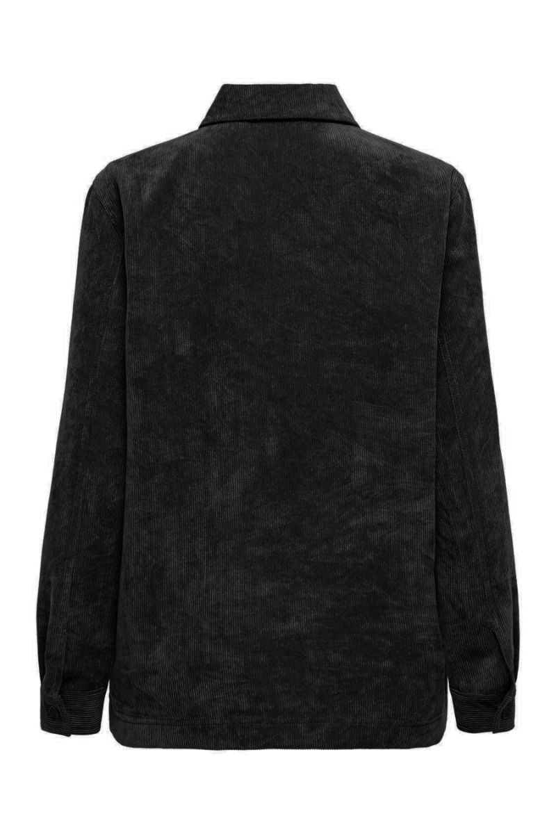 JDY - Skjorte - Ohio L/S Pocket Loose Shirt - Black