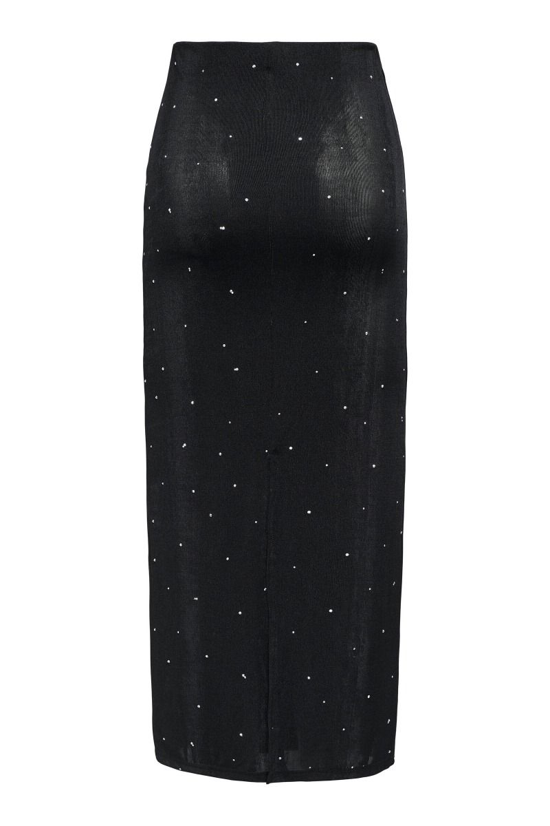 JDY - Nederdel - Prime Ancle Stud Skirt - Black