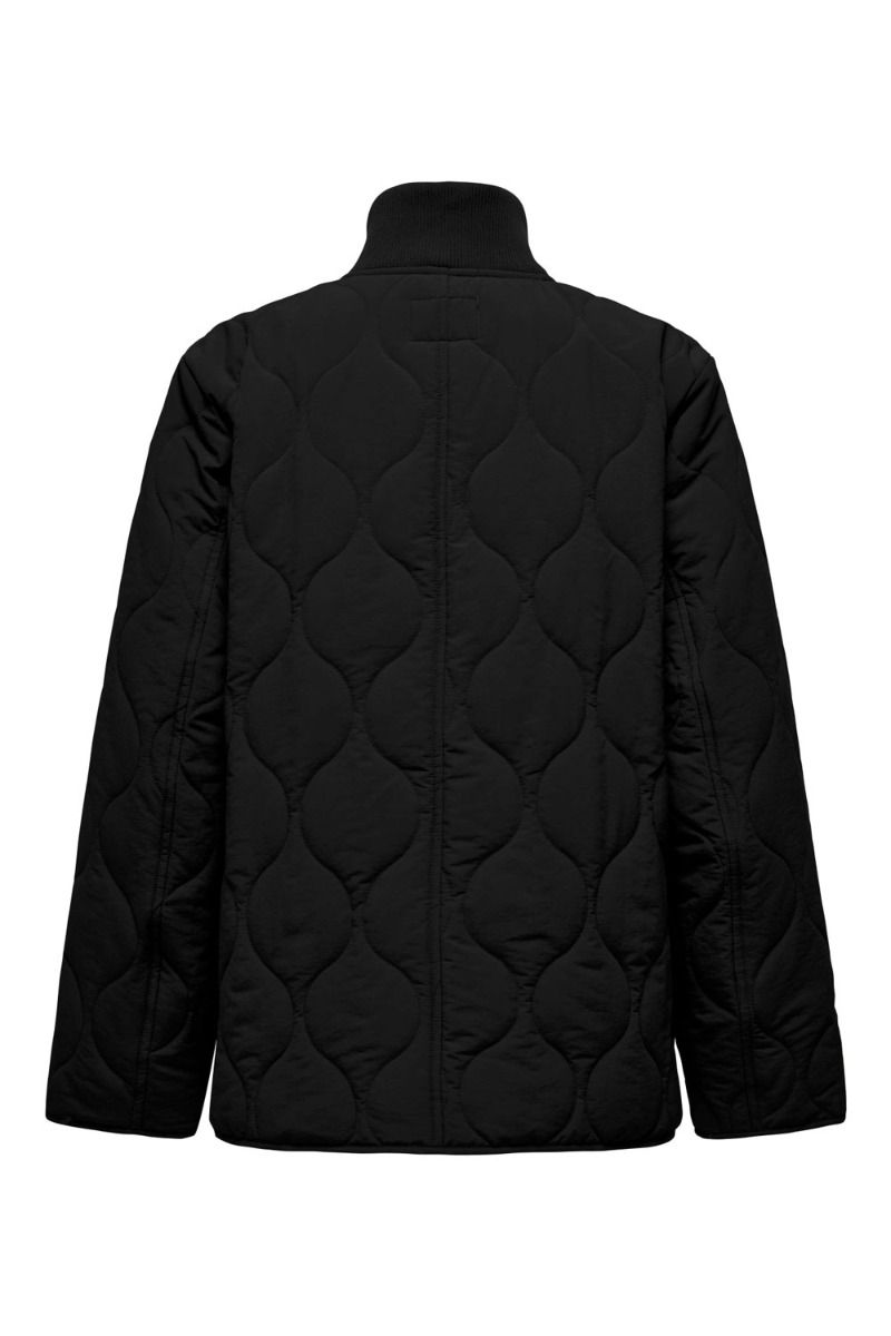 JDY - Jakke - Raya Quilt Oversize Jacket - Black