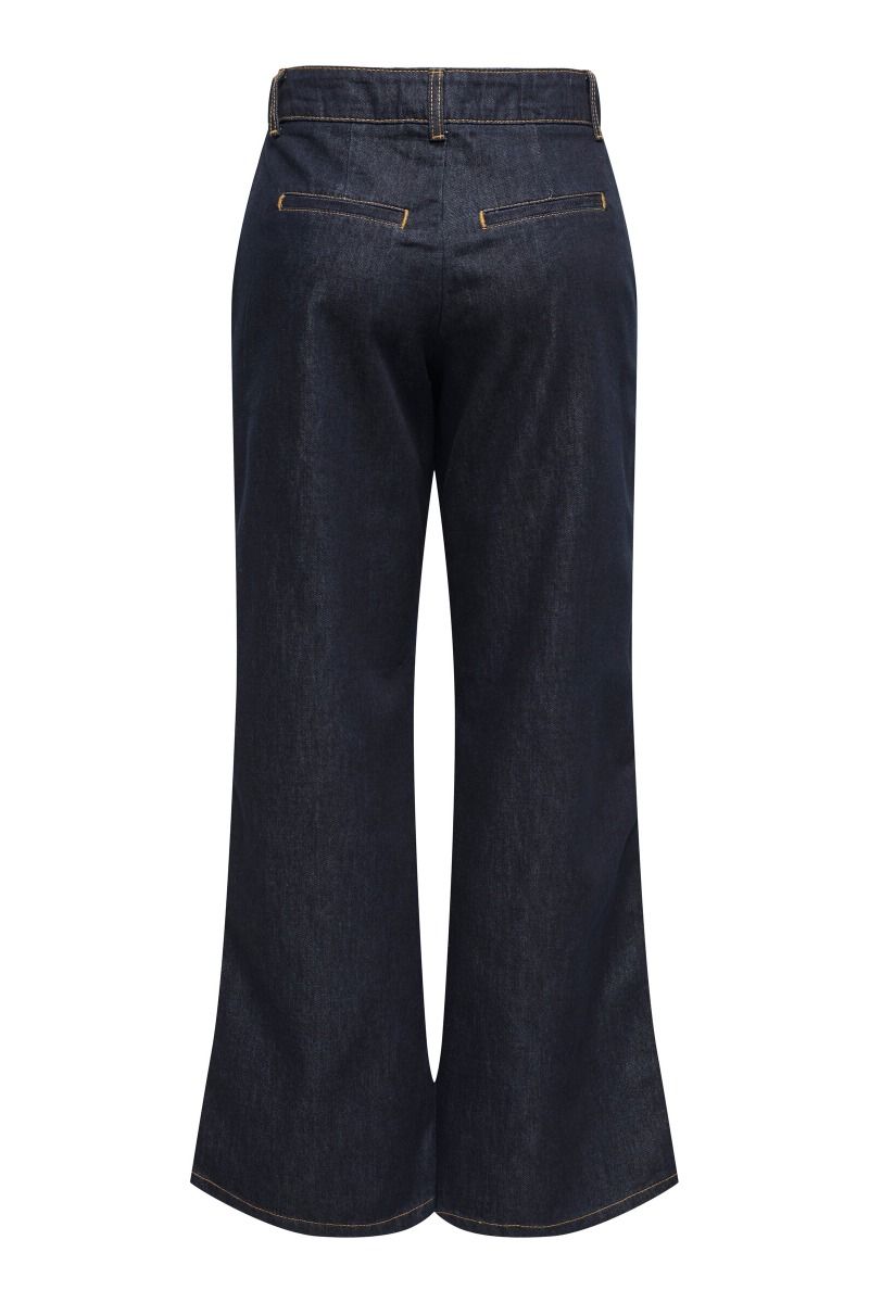 JDY - Jeans - Jdy New Sansa Hw Straight Jeans - Dark Blue Denim