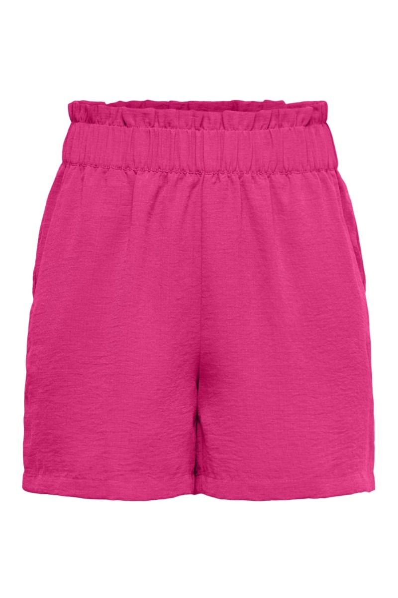 JDY - Shorts - JDY Divya Life Hw paperbag Shorts - Fuchsia Purple