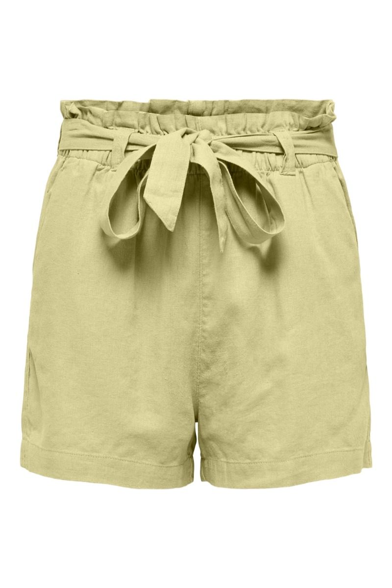 JDY - Shorts - JDY Say MW Linen Shorts - Straw