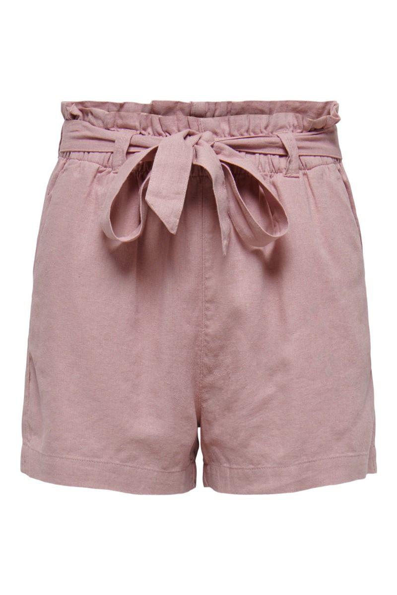 JDY - Shorts - JDY Say MW Linen Shorts - Woodrose