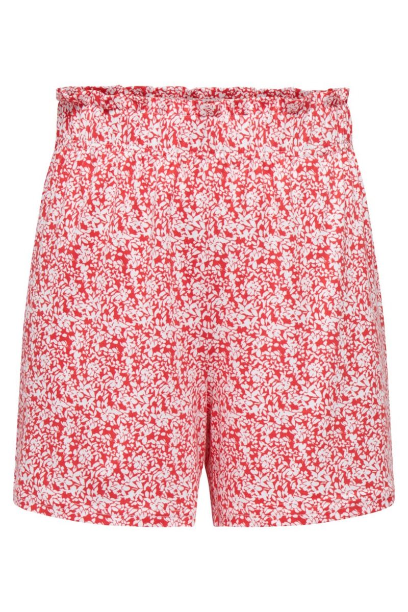 JDY - Shorts - JDY Winnie Paperbag Shorts - Bittersweet