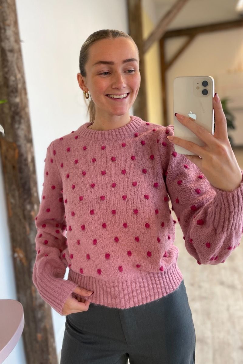 JDY - Strik - Jdy Sigrid Life L/S On Puff Pull - Lilas