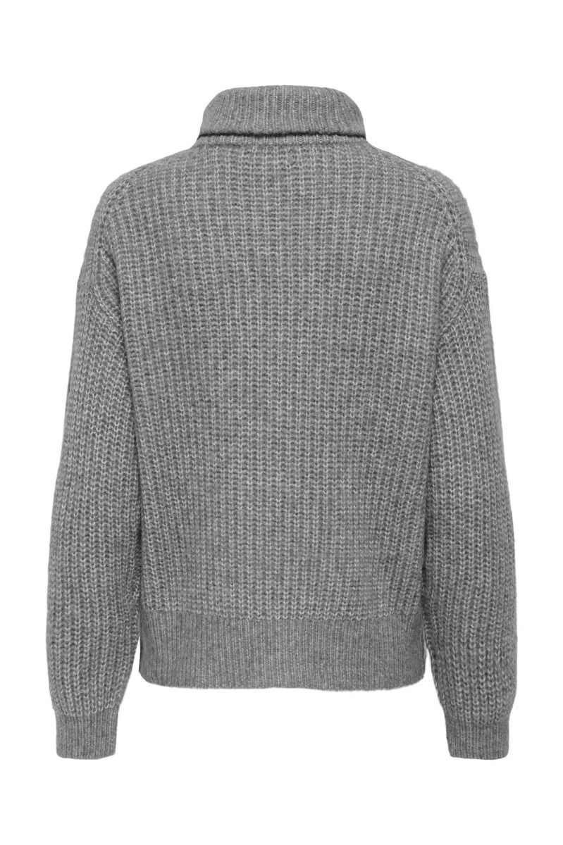 JDY - Cardigan - Jdy Silja L/S Zip Cardigan - December Sky/Melange