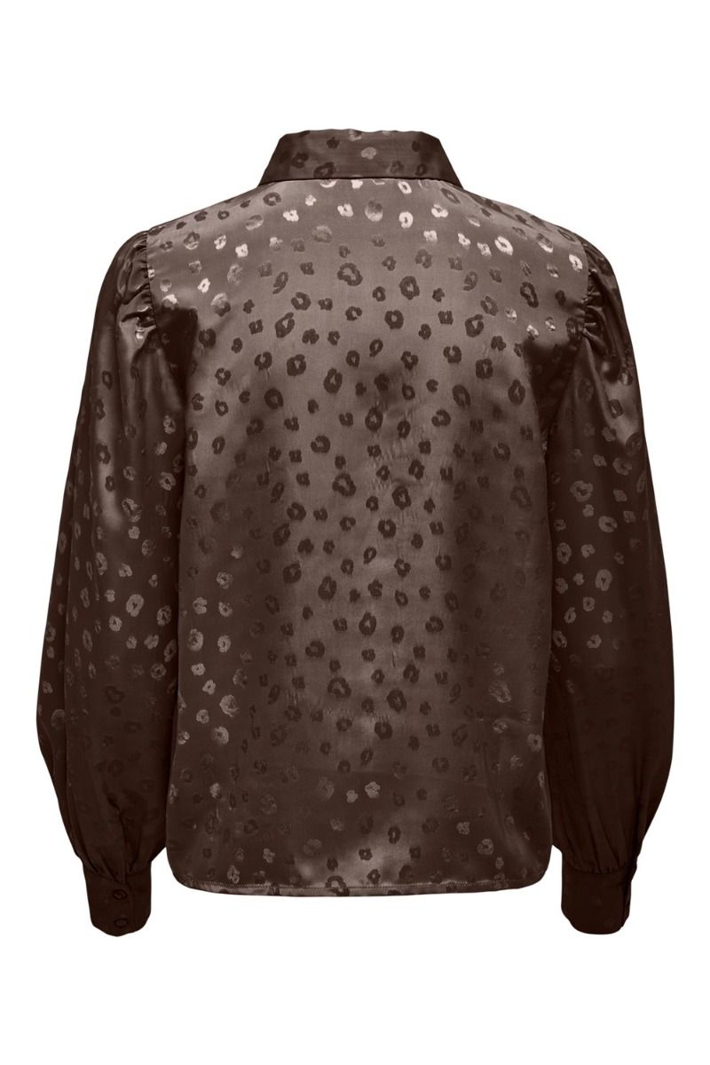 JDY - Skjorte - JDY Diffi LS Shirt - Chocolate Brown