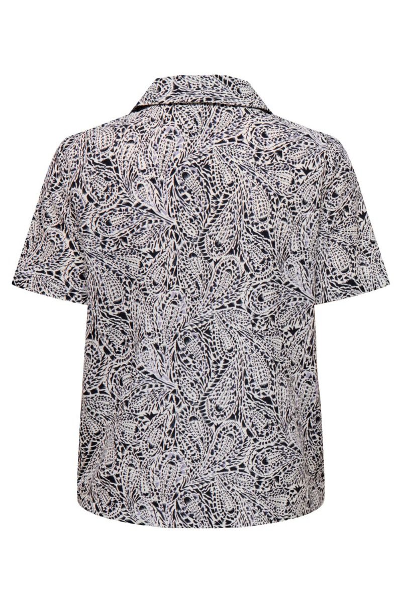 JDY - Skjorte - JDY Hilde SS Shirt - Cloud Dancer