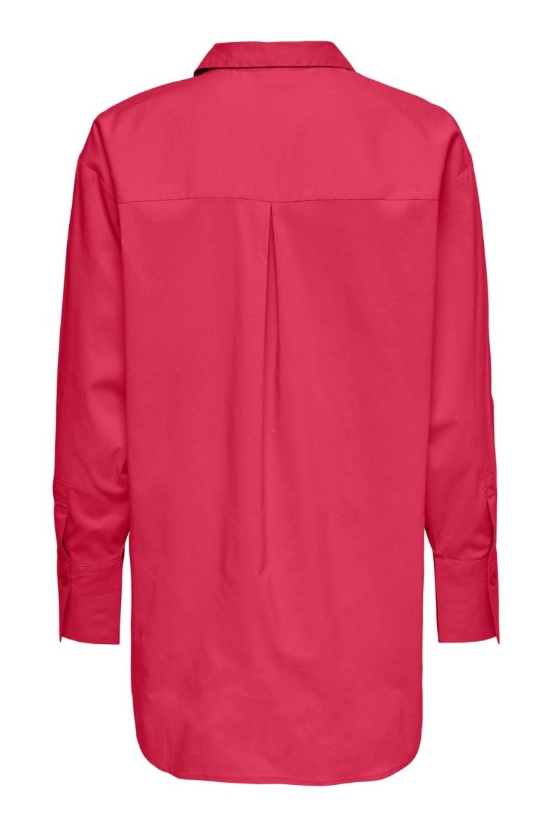JDY - Skjorte - JDY Mio L/S Long Shirt - Raspberry Wine