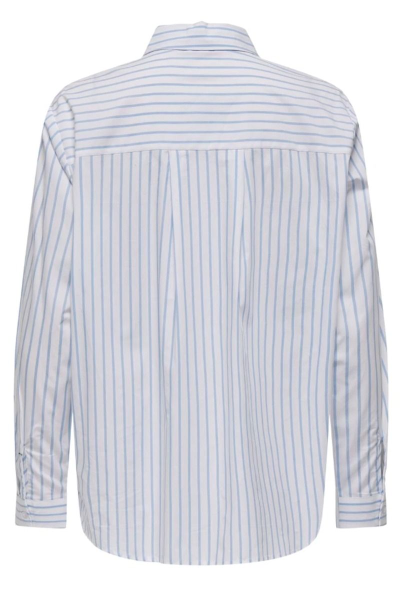 JDY - Skjorte - JDY Nelly L/S Loose Shirt - Cloud Dancer