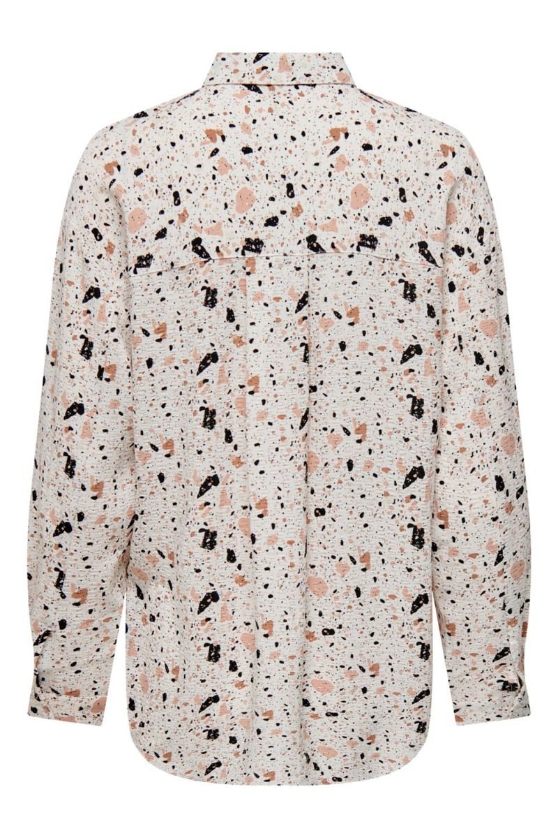 JdY - Skjorte - LEAH LOOSE L/S SHIRT - Cloud Dancer