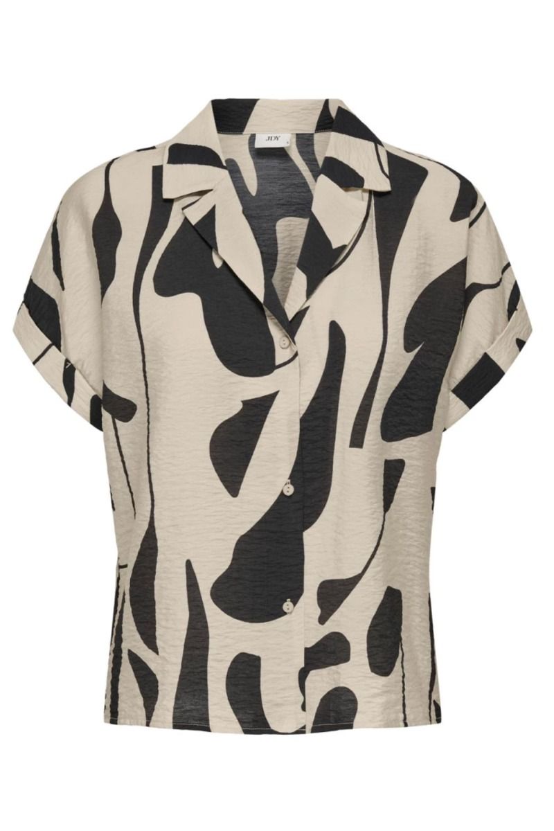 JDY - Skjorte - JDY Lilje S/S Shirt - Sandshell