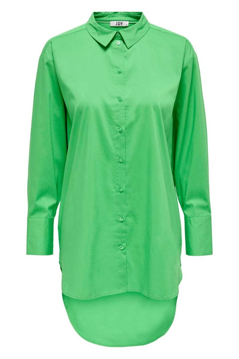 JDY - Skjorte - JDY Mio LS Long Shirt - Grass Green 