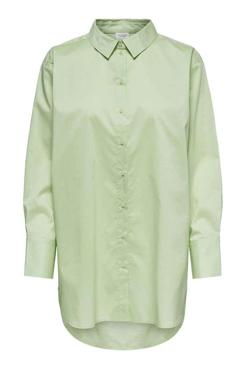 JDY - Skjorte - Mio L/S Long Shirt - Pastel Green