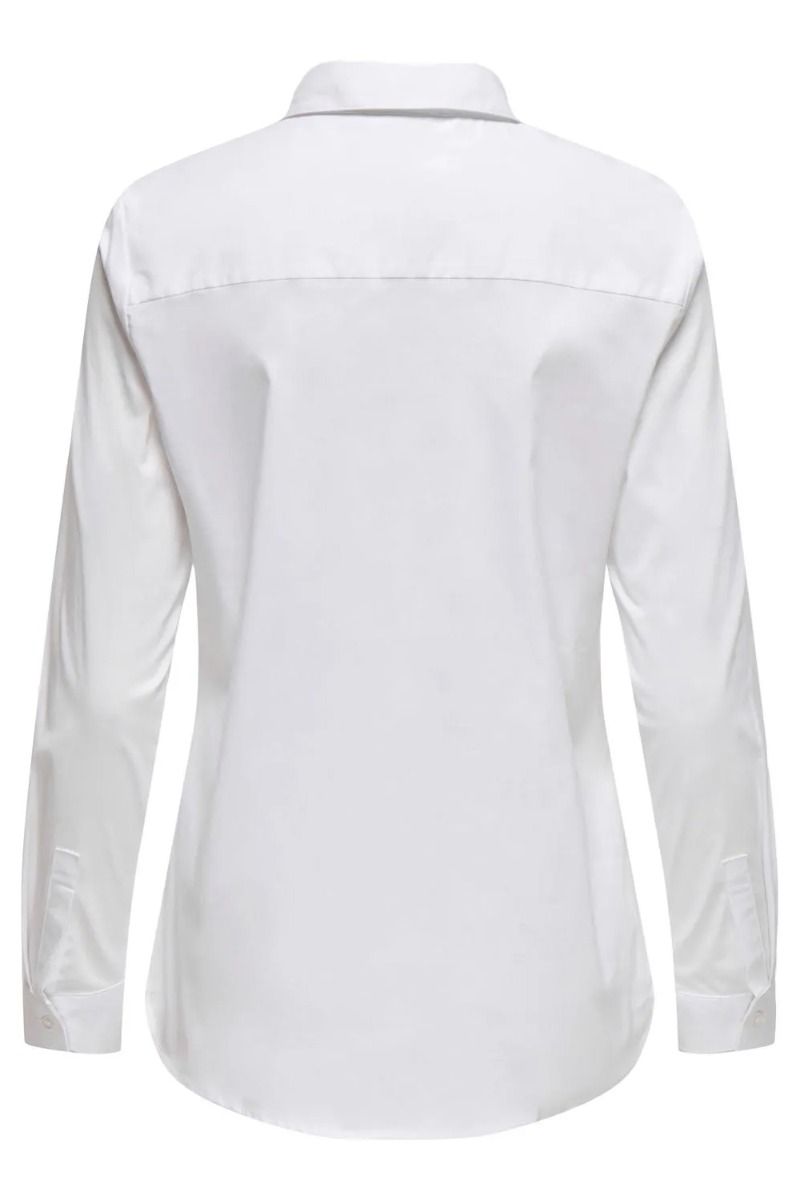 JDY - Skjorte - Jdy Mio L/S Studs Shirt - White