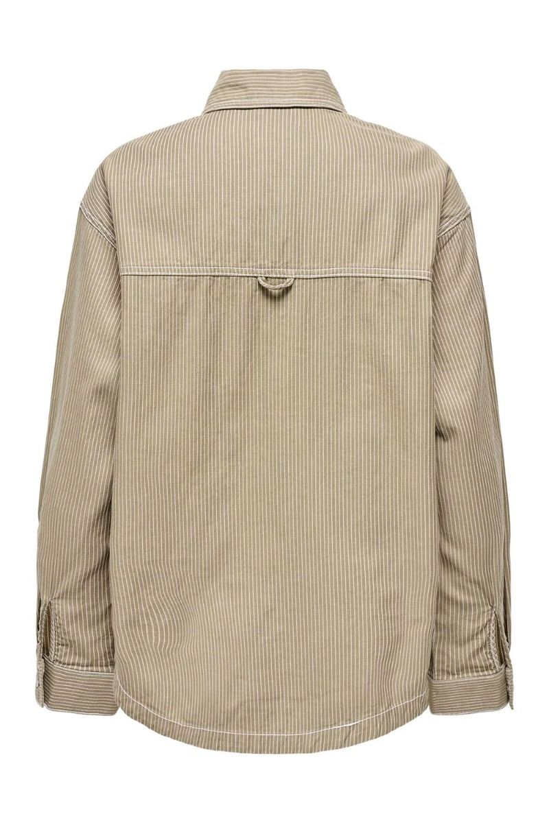 JDY - Skjorte - JDY Nevaeh L/S Front Pocket Shirt - Tigers Eye