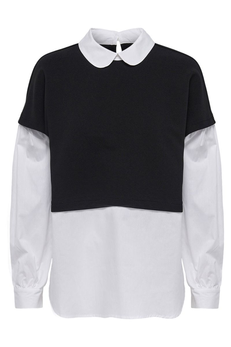 JDY - Bluse - Shamy LS Long Top - White