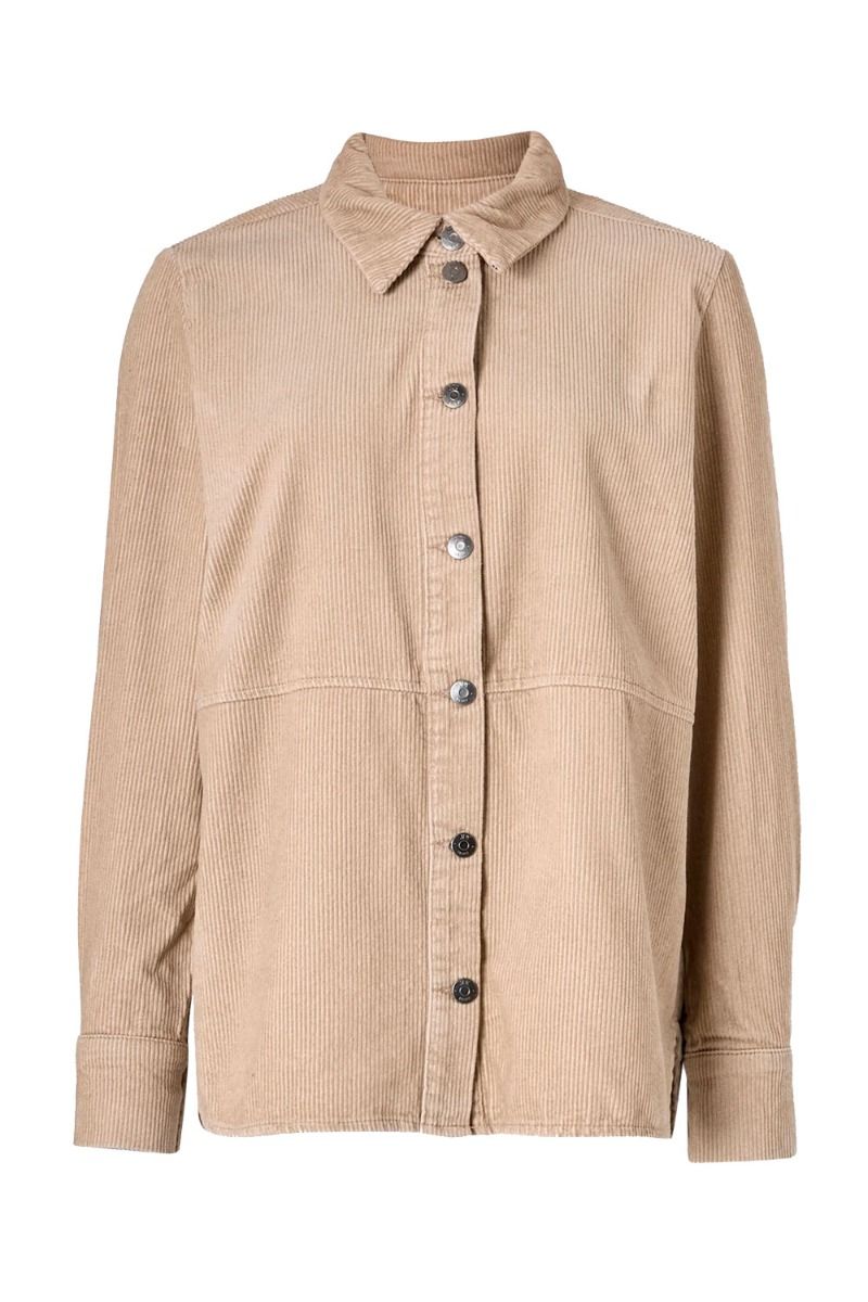 JDY - Skjorte - Shiraz L/S Long Shirt - Simply Taupe