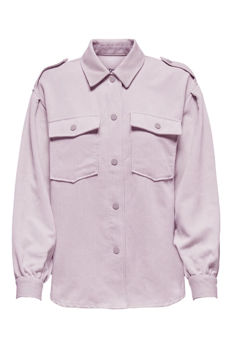 JDY - Skjorte - Ulla L/S Shacket - Lavender Frost