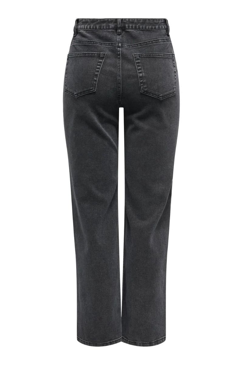 JDY - Jeans - Jdy Stine Stone Hw Straight Jeans - Black Denim