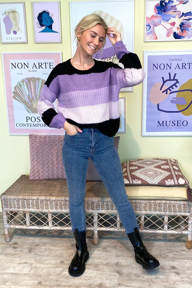 JDY - Strik - Badut L/S Pullover Knit - Orchid Mist