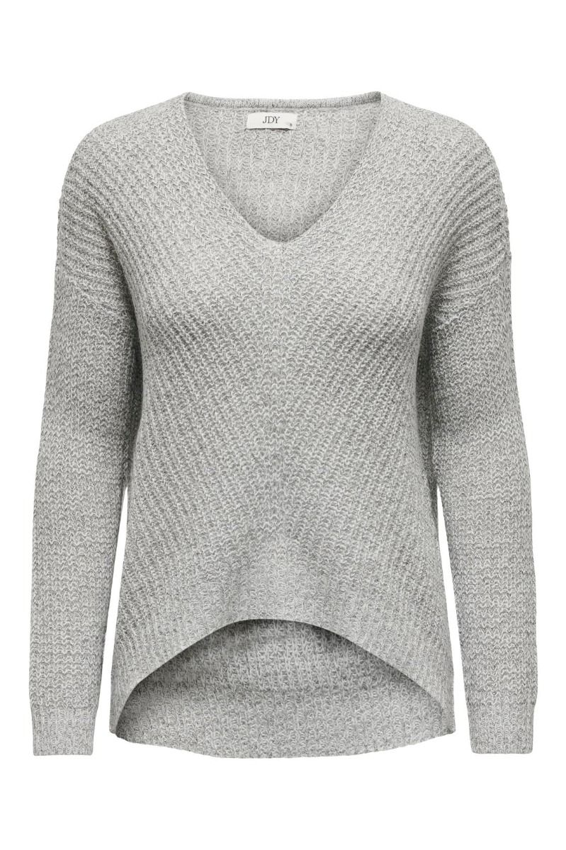 JDY - Strik - JDY New Megan L/S Pullover - Cloud Dancer