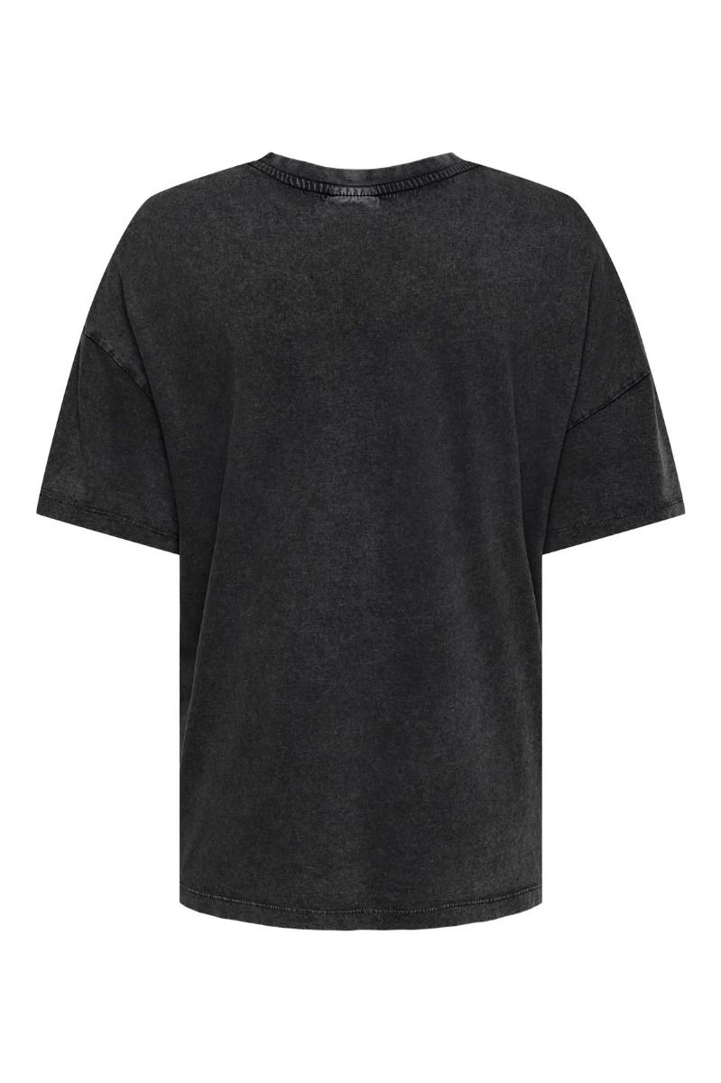 JDY - T-shirt - Jdycarla S/S O-Neck Stud T-Shirt - Phantom/neckline