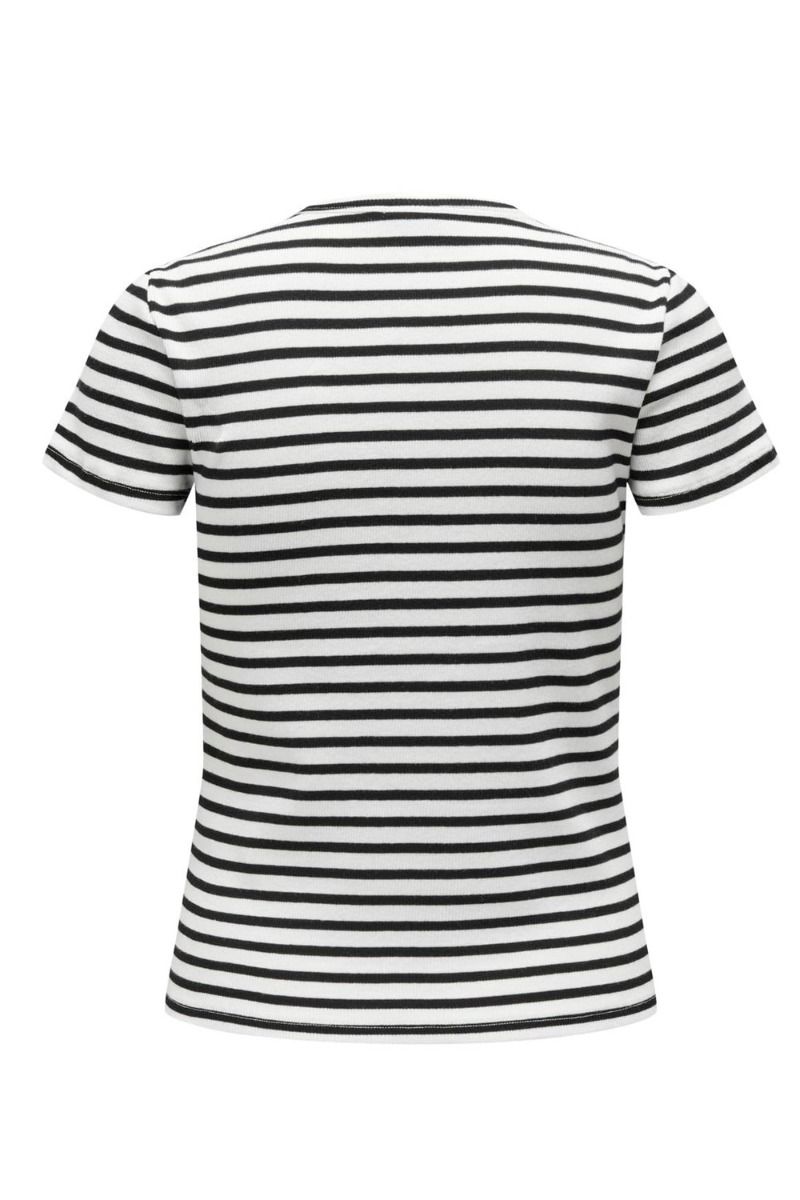 JDY - T-shirt - JDY Solar S/S O Neck Top - Cloud Dancer