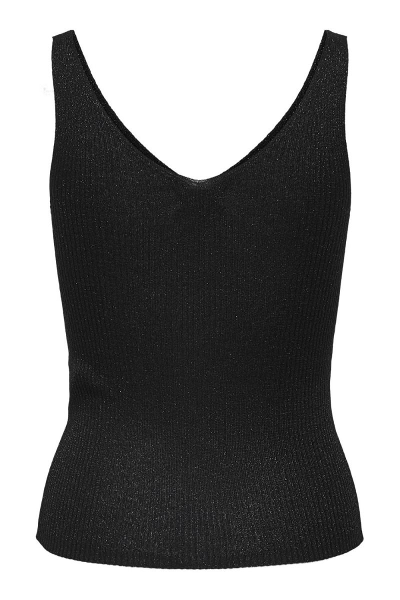 JDY - Top - JDY Bodilla S/L Top - Black/Glitter