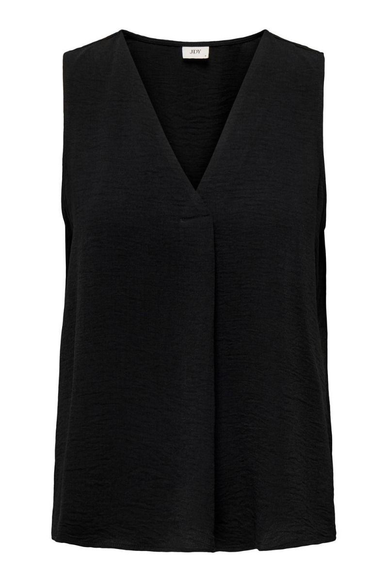 JDY - Top - JDY Divya S/L Top Dia - Black